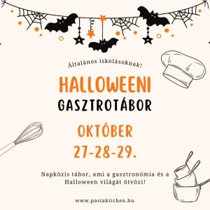 halloweeni gasztro gyerektábor – móka és boszorkánykonyha!